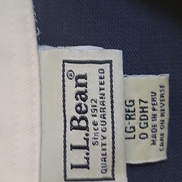 Vintage L.L. Bean "90s Style" Collared Long-Sleeve Shirt (L) - Picture 5 of 6